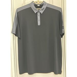 PXG Mens 2XL Golf Polo Shirt Gray Short Sleeve Athletic Training‎